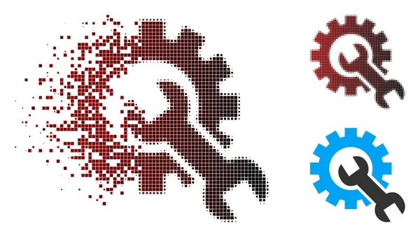 Işıltı nokta yarı ton hizmet Araçlar simgesi