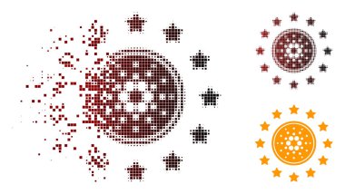 Noktalı yarım ton Parlatıcı Cardano sikke simge harcanmış