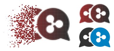 Rendelenmiş nokta yarı ton dalgalanma teklifleri simgesi