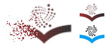 Harcanmış nokta yarı ton Iota bilgi simgesi