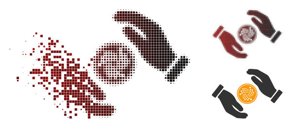 Поврежденная икона "Уход за руками Йоты Халфтоне"
