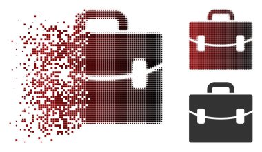 Rendelenmiş piksel yarı ton durum simgesi