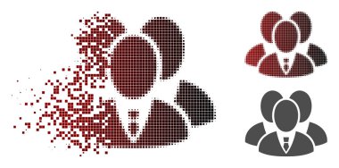 Harcanmış piksel noktalı resim yöneticisi Grup simgesi