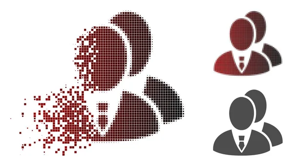 Parçalanmış nokta yarı ton yöneticileri simgesi