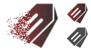 Harcanmış nokta noktalı resim Etiketler simgesi