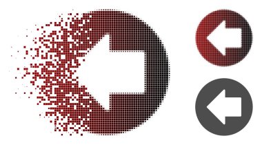 Dağınık nokta noktalı resim önceki ok simgesi