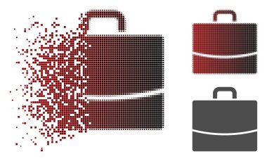 Hasarlı noktalı yarım ton evrak simgesini