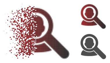 Harcanmış nokta yarı ton bulmak kullanıcı simgesi