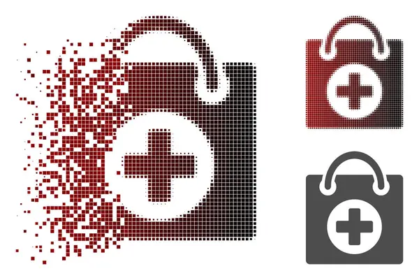 Noktalı resim ilk yardım simgesini noktalı ışıltı