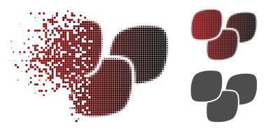 Işıltı piksel yarı ton tıbbi Tablet simgesi