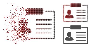 Piksel yarı ton rozet simge zarar