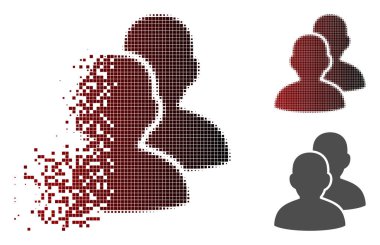 Işıltı nokta yarı ton Kullanıcı simgesi