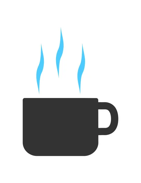 Gorąca herbata Cup wektor ikona — Wektor stockowy