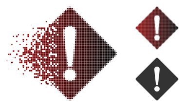 Parçalanmış Pixelated noktalı resim hata simgesi