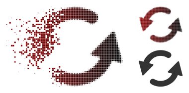 Kaybolan piksel noktalı resim yenileme Ccw simgesi