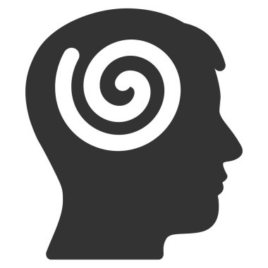 Hipnoz vektör simgesi