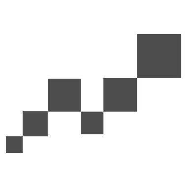 Kare Blockchain vektör simgesi