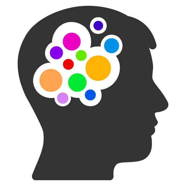 Creative Brain Vector Icon — Stock Vector