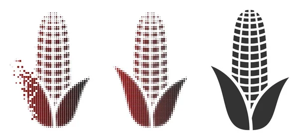 Измельченная кукурузная икона — стоковый вектор