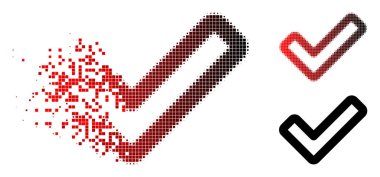 Tahribe nokta noktalı resim Uygula simgesi