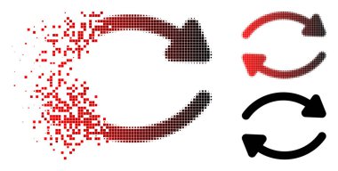 Kaybolan piksel yarı ton Update simgesi