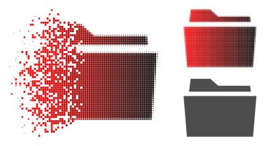 Hasarlı Pixelated noktalı resim ağıl kutsal kişilerin resmi