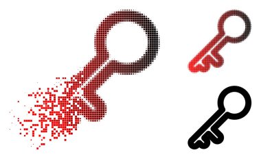 Toz Pixelated noktalı resim anahtar simgesi