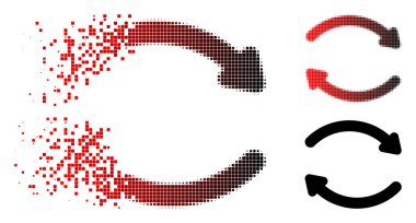 Noktalı noktalı resim yenileme simgesi kırık