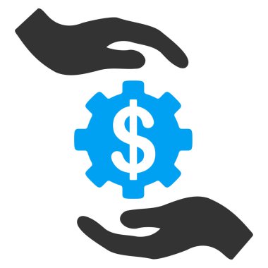 Bakım fiyat düz simgesi