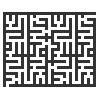 Labirent vektör simgesi