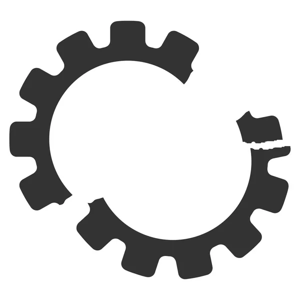 Versnelling Crash Vector Icon — Stockvector