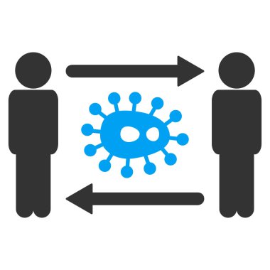Kişi bakteri Exchange vektör simgesi