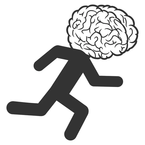 Brain Drain Raster Icon — Stock Photo, Image