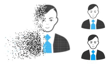 Eriterek yarı ton Führer simge yüzü ile noktalı