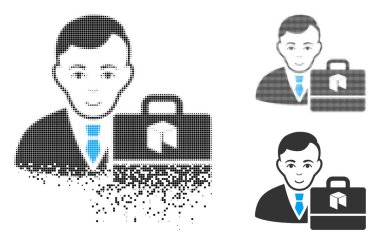 Yüz ile toz nokta yarı ton Neo Accounter simgesi