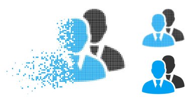 Tahribe noktalı yarım ton yöneticileri simgesi