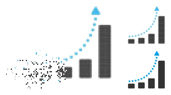 Измельченный галопом бар Chart 's Icon — стоковый вектор