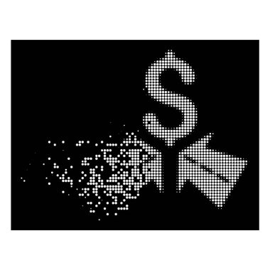 Parlak piksel noktalı resim başarı yollar simgesini imha