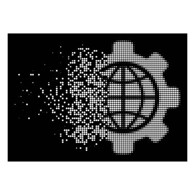 Bright Pixelated yarı ton genel seçenekleri simgesini harcanmış