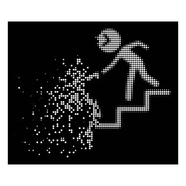 Beyaz nokta noktalı resim zaman Yöneticisi Yardım simgesini dağılmakta