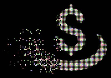 Parlak piksel yarı ton mevduat yerleştirme simgesi rendelenmiş