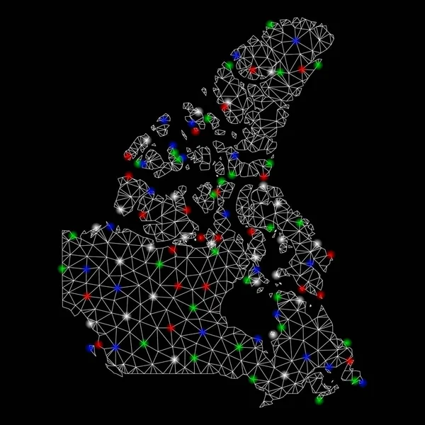 Işık Spotlar ile parlak Mesh karkas Kanada v2 harita