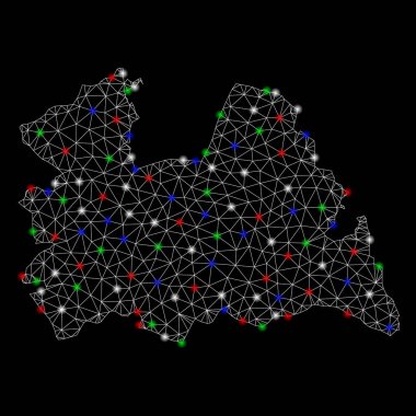 Flash Spotlar ile Bright Mesh 2D Utrecht Bölgesi Haritası