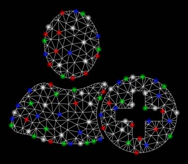 Parlak Mesh 2D ışık Spotlar ile Kullanıcı Ekle