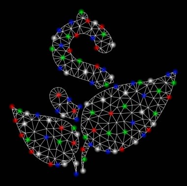 Parlama Spotlar ile parlak kafes tel çerçeve tarım başlangıç