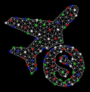 Flash Spotlar ile parlak Mesh 2D uçak fiyatı