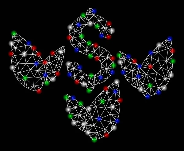 Parlak Mesh 2D tarım başlangıç Flash Spotlar ile