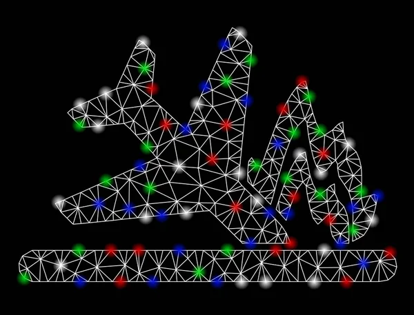 Light Spotlar ile parlak Mesh 2D uçak kazasında