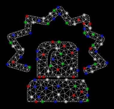 Flare Spotlar ile parlak Mesh karkas alarmı