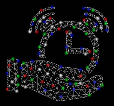 Flare Spotlar ile parlak Mesh karkas alarm hizmeti